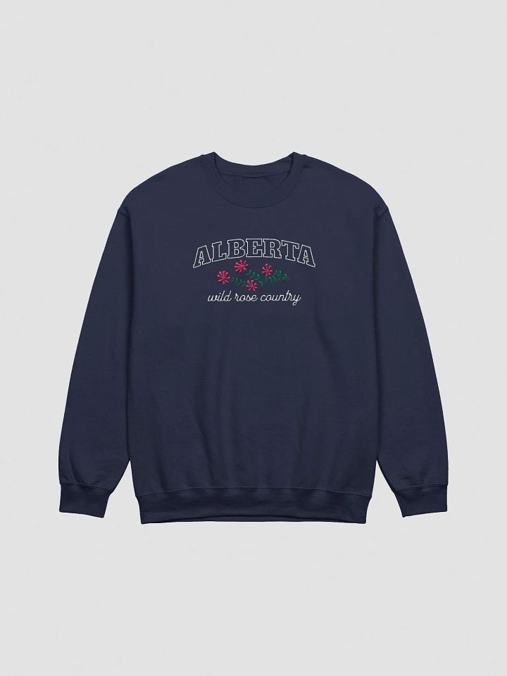 Alberta Wild Rose Country Embroidery Crewneck product image (23)