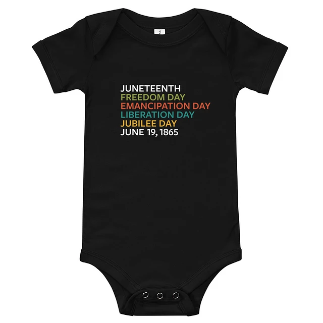 Emancipation Day Onesie product image (1)