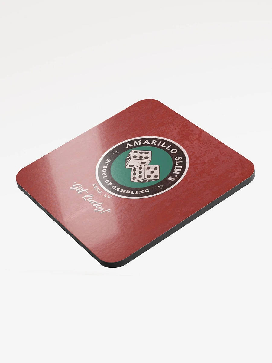 Amarillo Slim's School of Gambling Beverage Coaster product image (3)