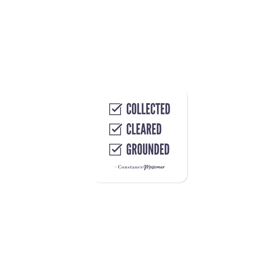 Collected, Cleared, Grounded Magnet product image (2)