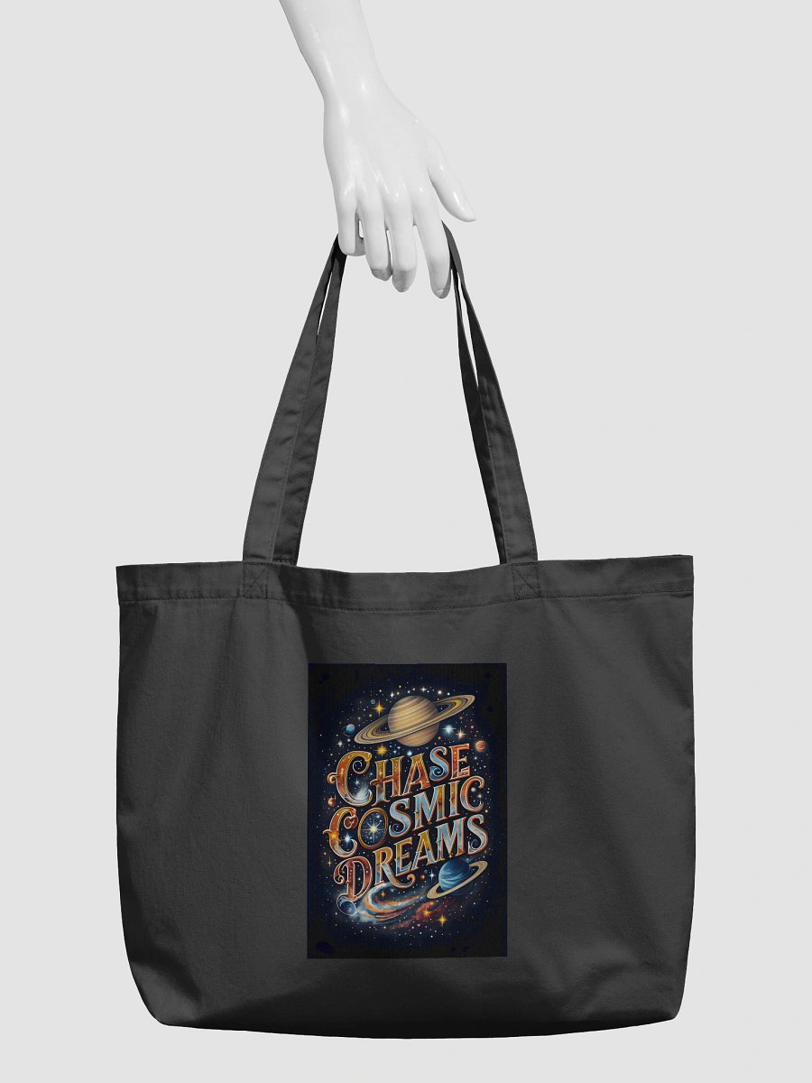 Chase Cosmic Dreams – Organic Cotton Tote Bag (Wide) product image (3)