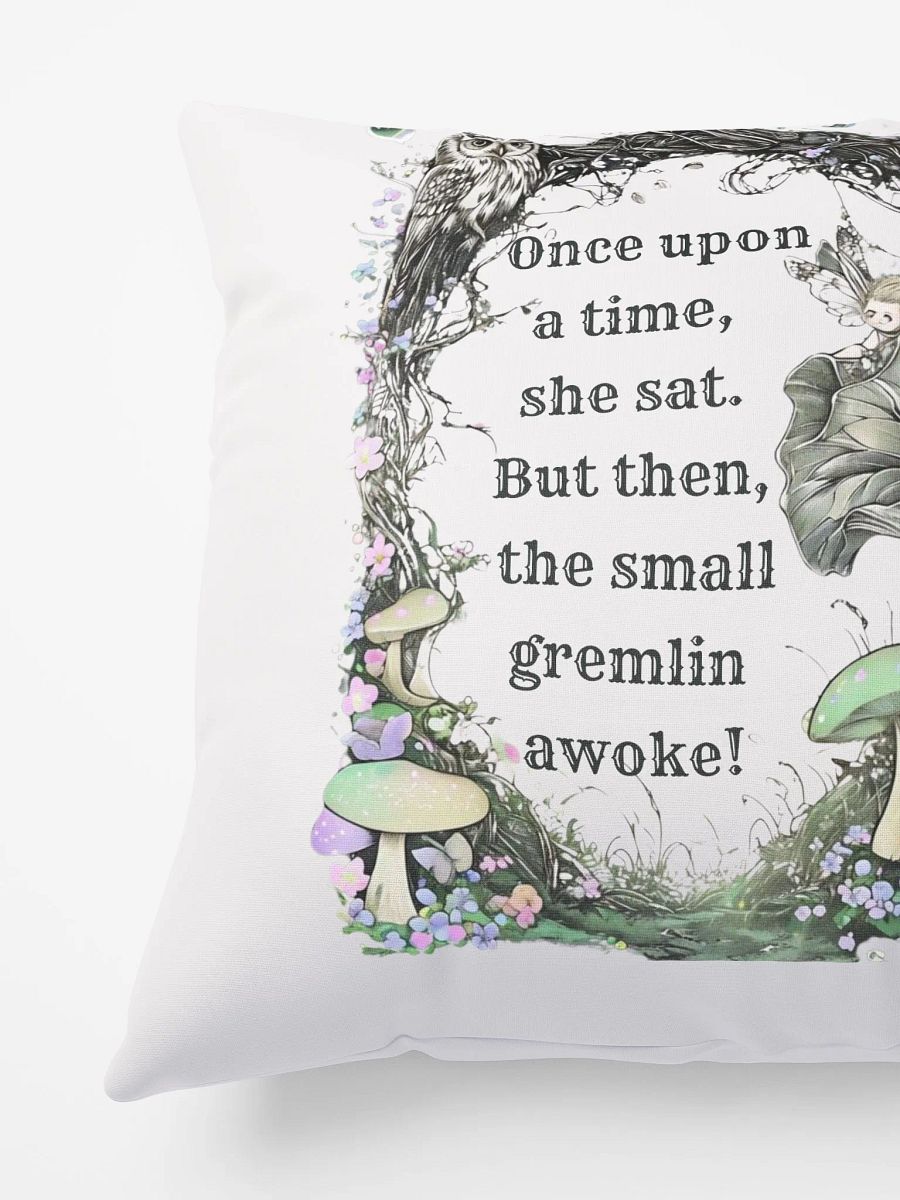 Once Upon A Time She Sat... - Funny Fairytale Pillow For Mom product image (5)