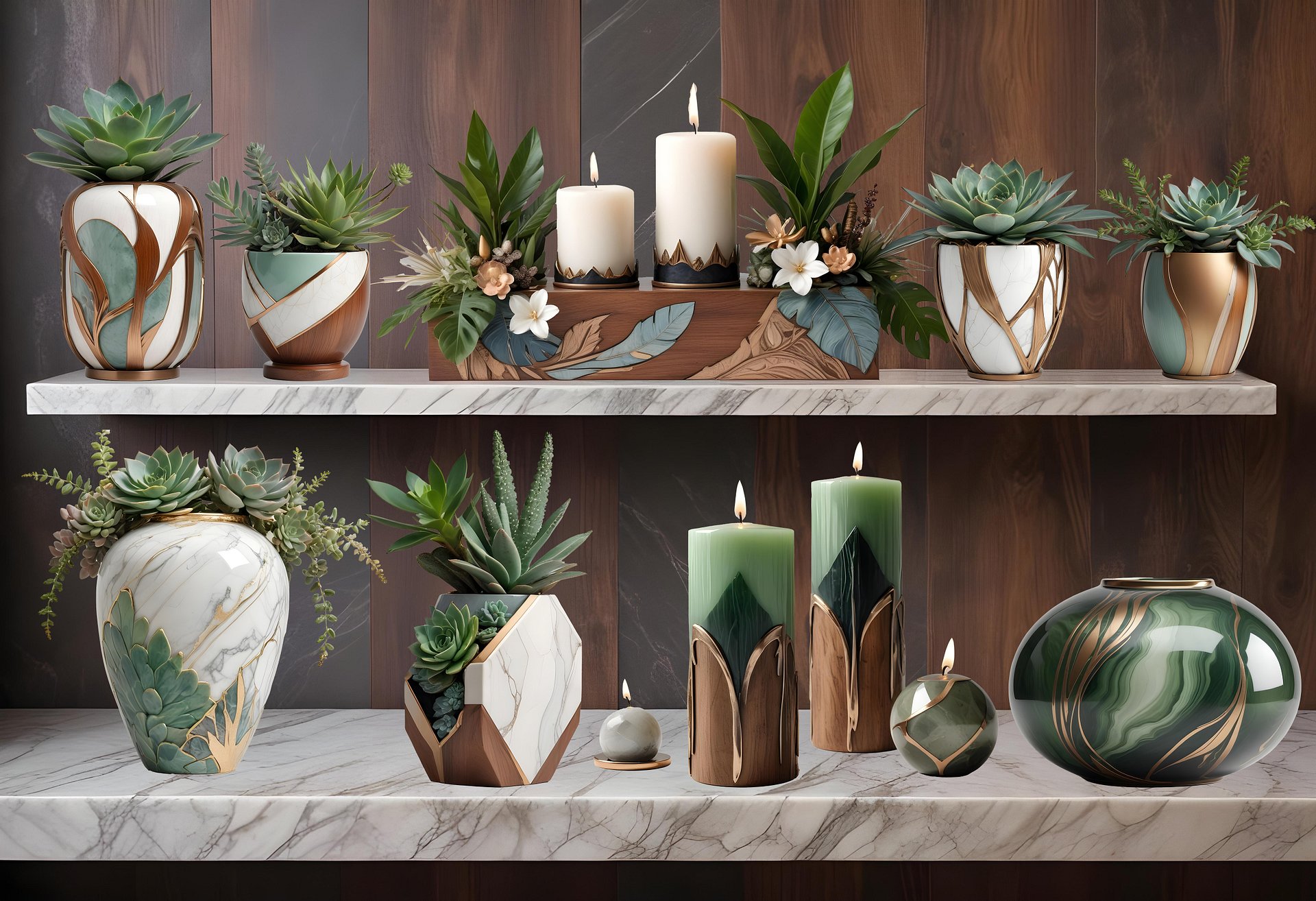 Set 30 object scene creator spa art deco png product image (1)