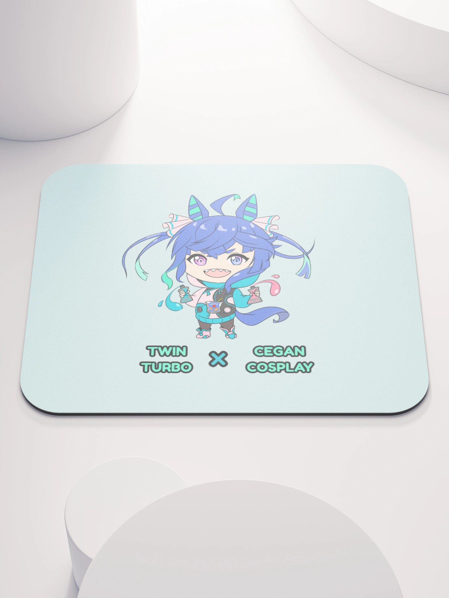 Twin Turbo x CeganCosplay Mousepad product image (1)