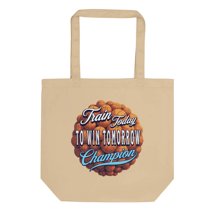 Train Today To Win Tomorrow Basketball Champion Motivation Basketball Tote Bag product image (1)