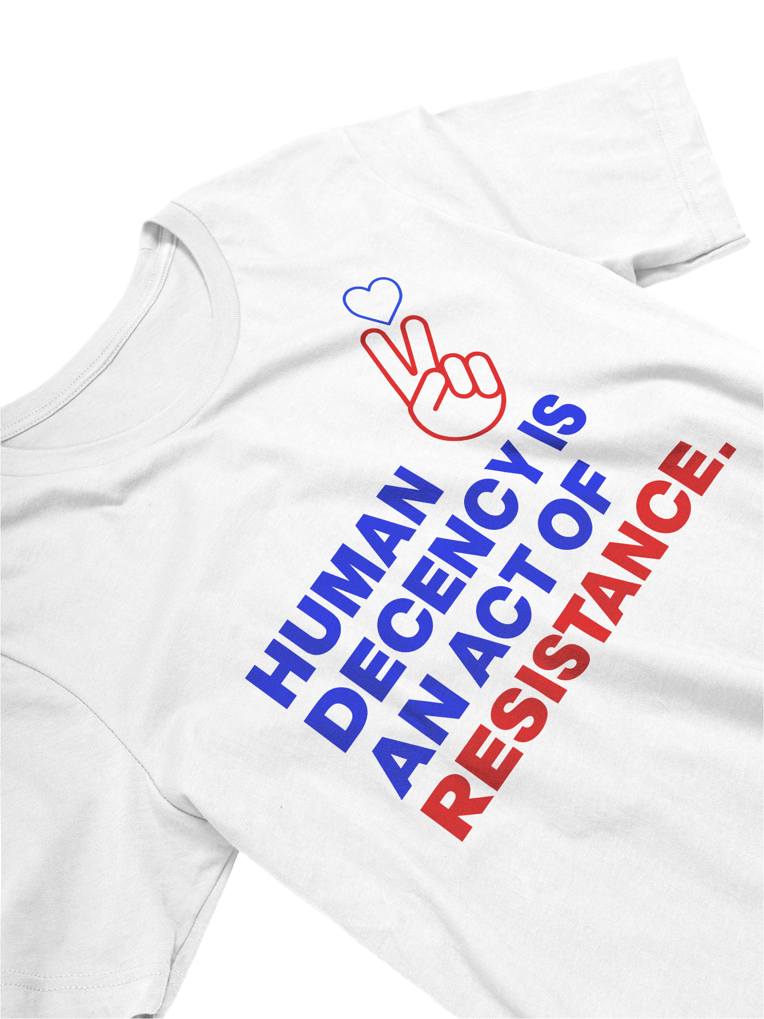 HUMAN DECENCY IS AN ACT OF RESISTANCE - WOMENS FIT product image (2)