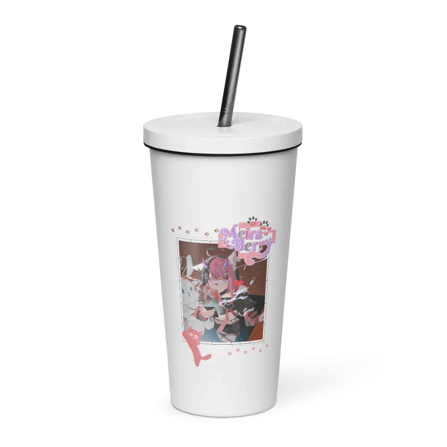 Meira Berry Tumbler with Straw product image (1)