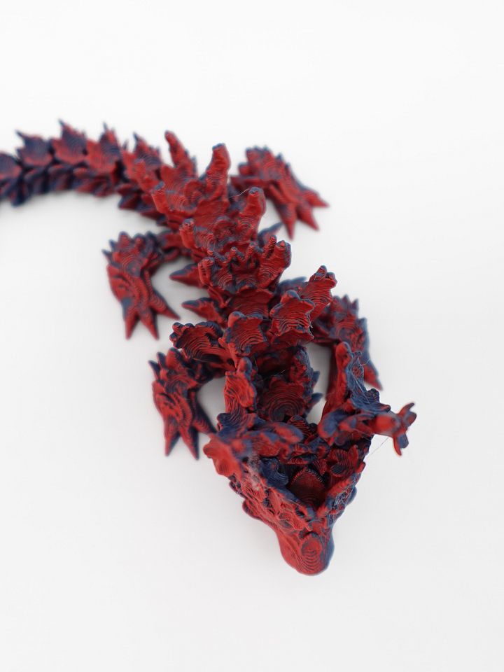 Cherry Blossom Baby Dragon Red & Blue product image (2)