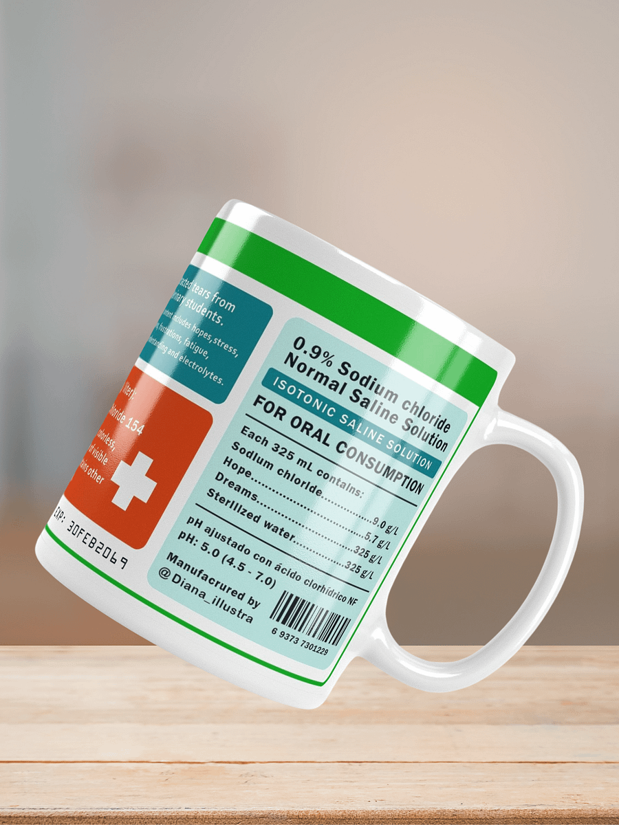 "Vet Med student tears mug" Ceramic mug product image (8)