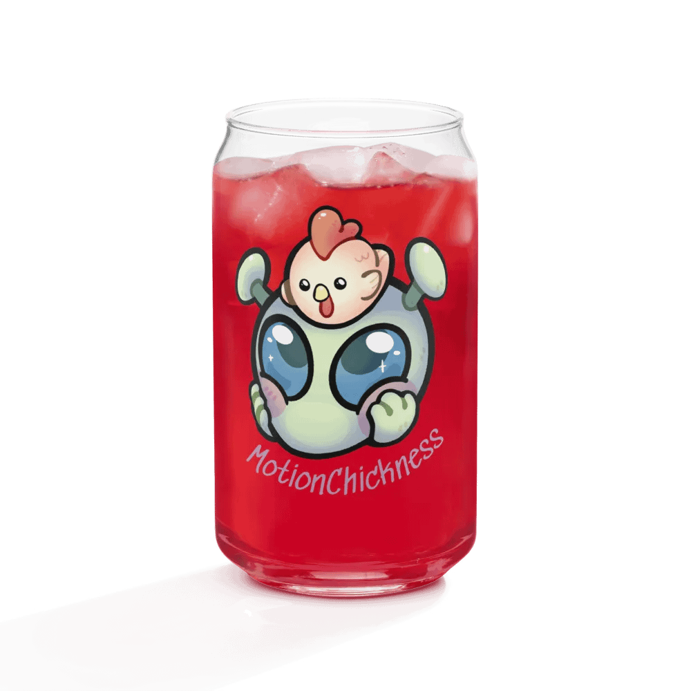MotionChicken 16oz Glass product image (6)