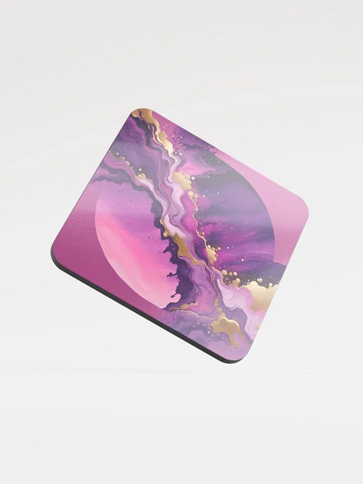 Violet Radiance - Dutch Pour Sunrise Coaster product image (1)