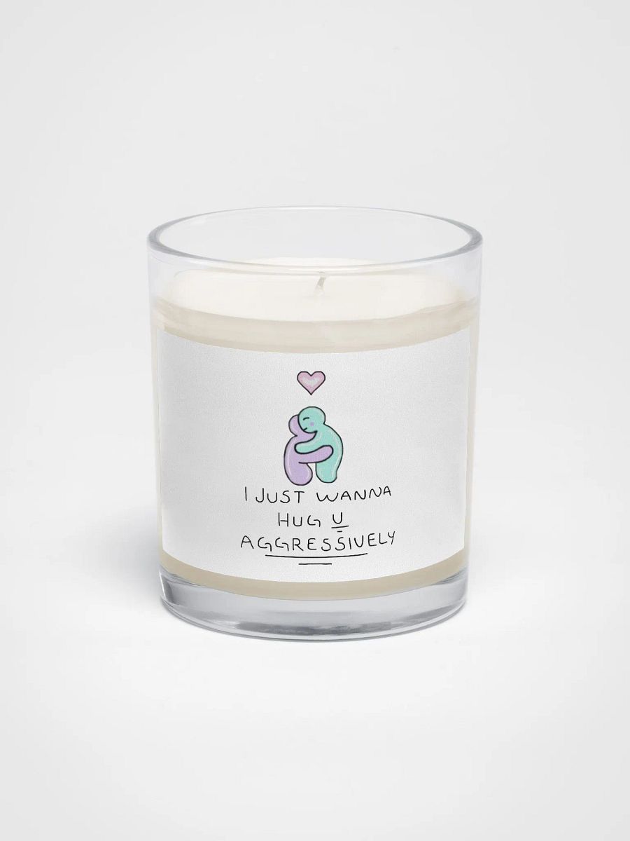 I Just Wanna Hug You Agressively Candle product image (1)
