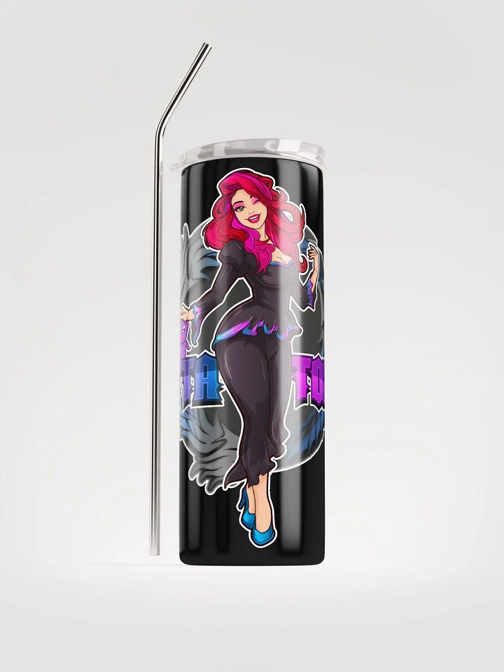 Stainless Steel Tumbler with Straw - Logo 1 product image (1)