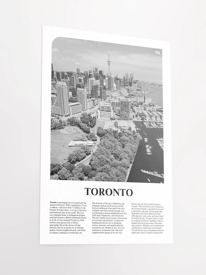 Toronto 01 Newspaper Poster product image (5)