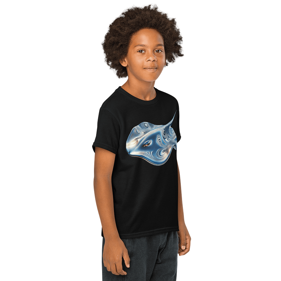 Liquid Metal Stingray Youth Shirt product image (4)
