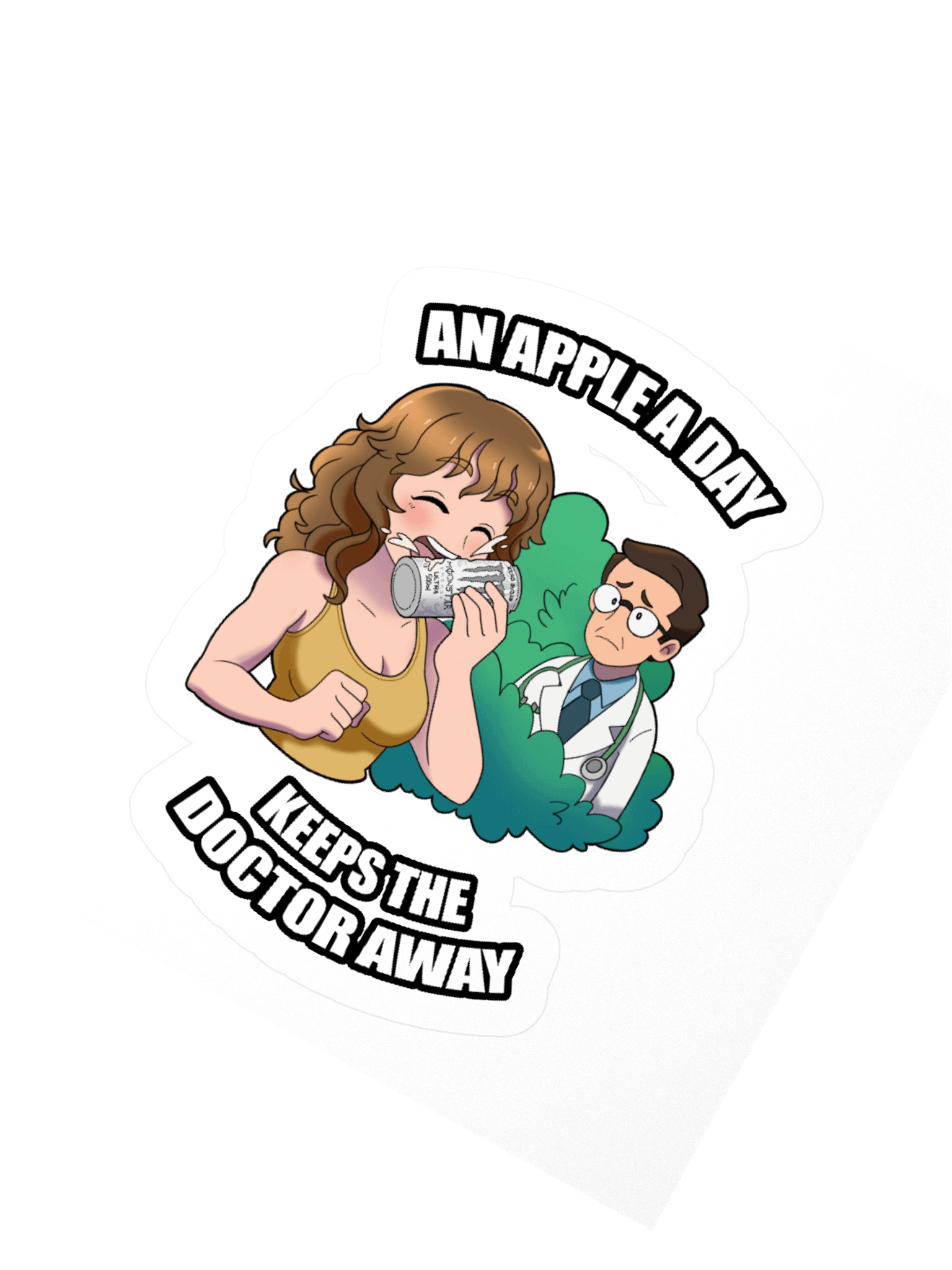 An Apple A Day Sticker product image (2)