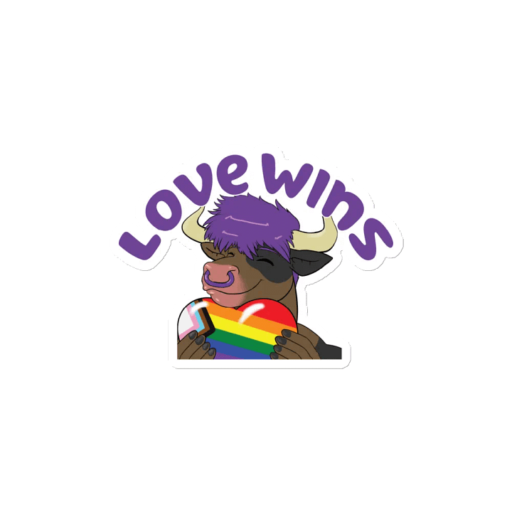 "Love Wins" Fridge Magnet product image (2)