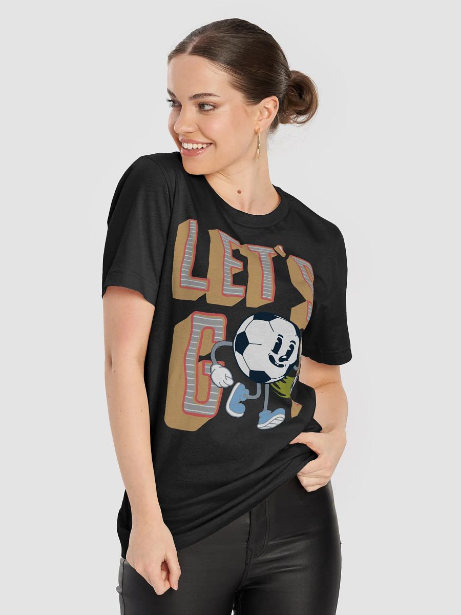 Lets Go Mascot Soccer Ball Character T-Shirt product image (5)