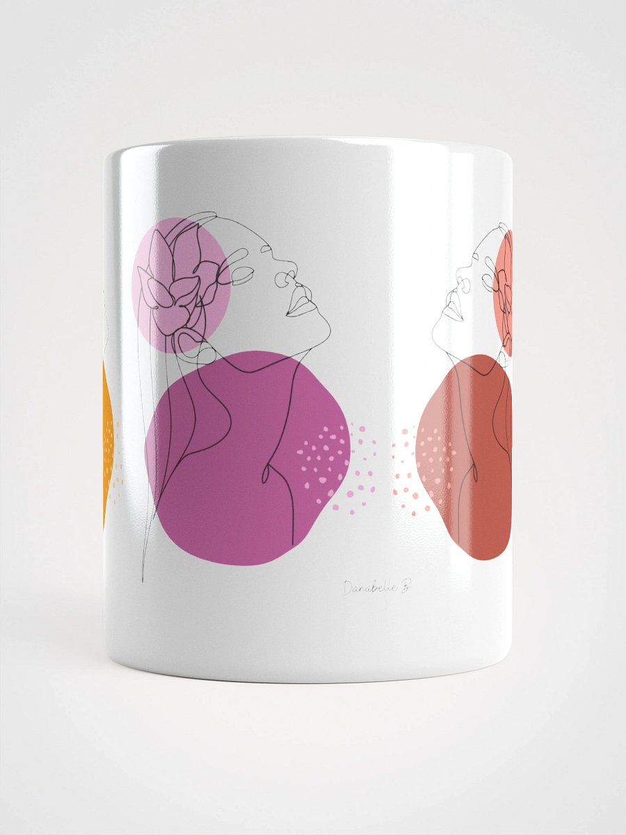 Mug Blanc Equilibre Femme Vibrant - Elan de Soi - Idée Cadeau Raffiné product image (5)