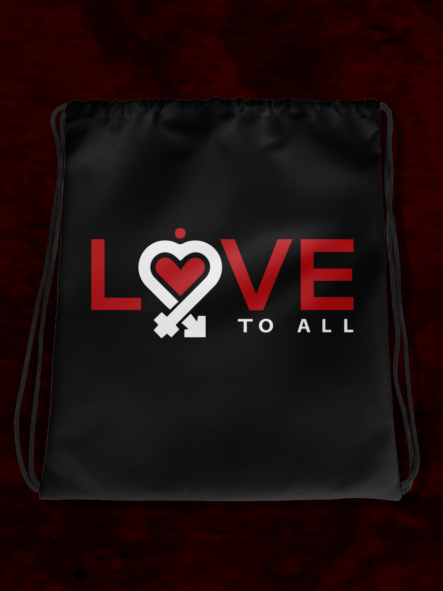 L2A 2025 Black Drawstring Bag product image (1)