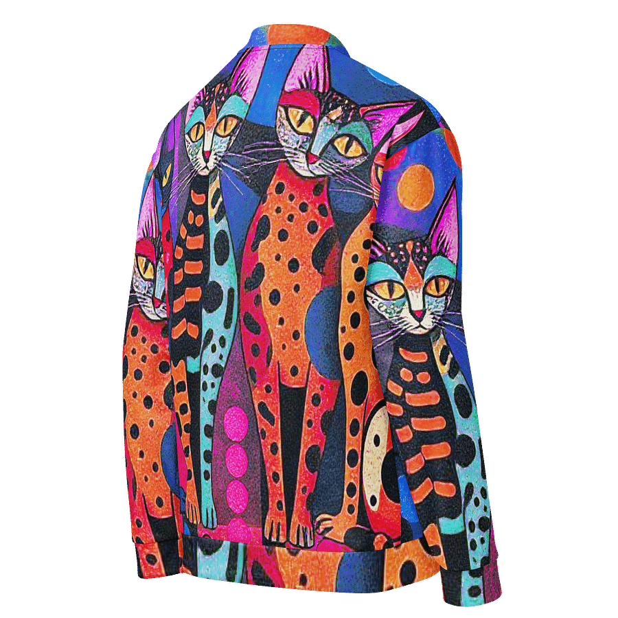 Orange Cats Bomber Jacket product image (4)