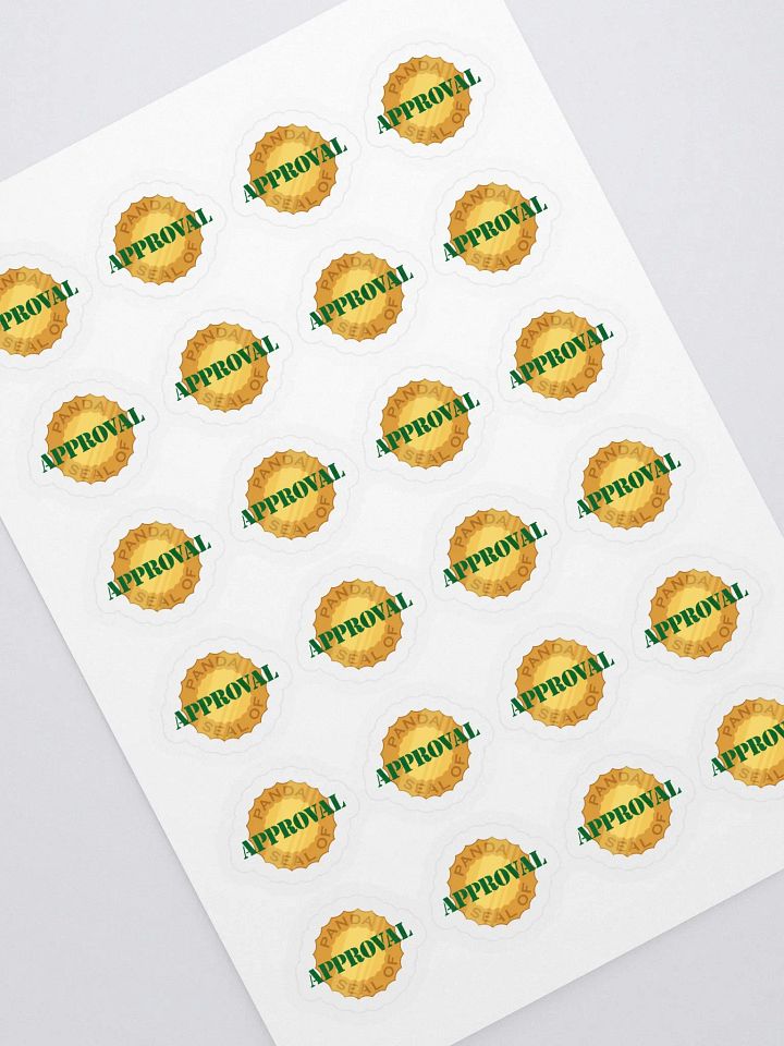 Panda Seal of Approval Sticker Sheet product image (1)