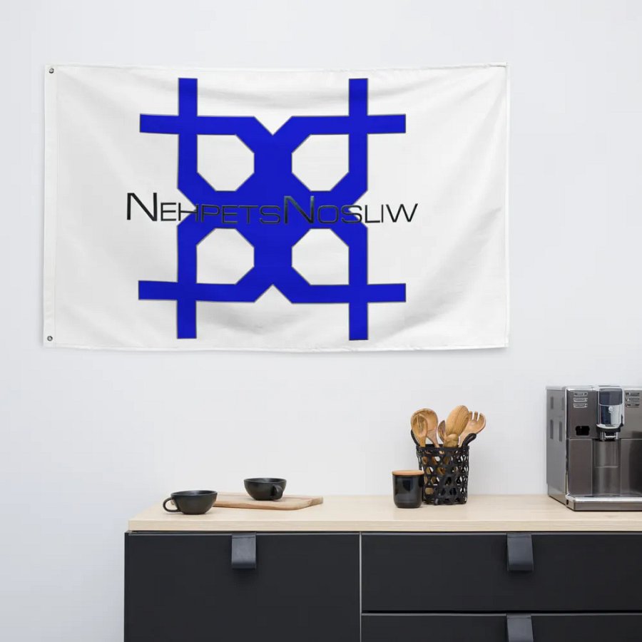 Nehpets Blue Logo Flag product image (6)