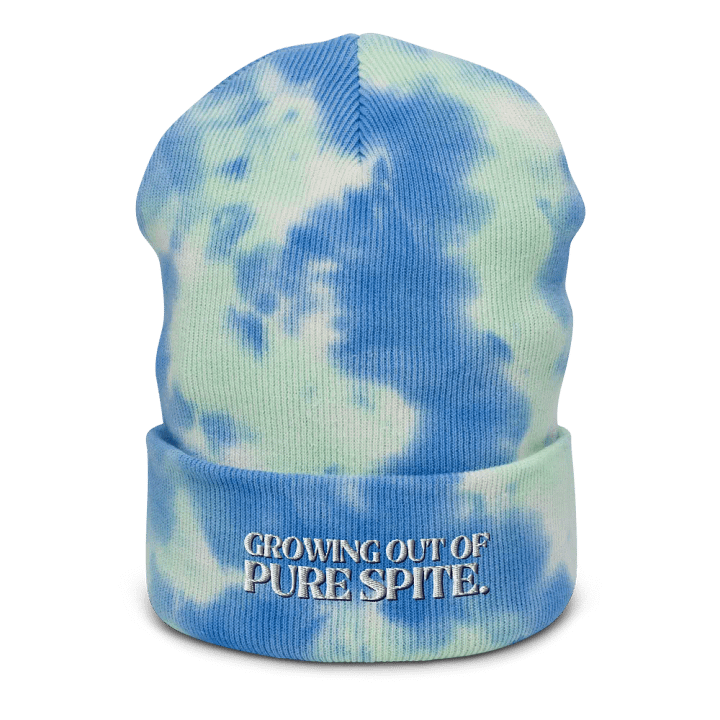 GROWING OUT OF PURE SPITE tie-dye beanie product image (7)
