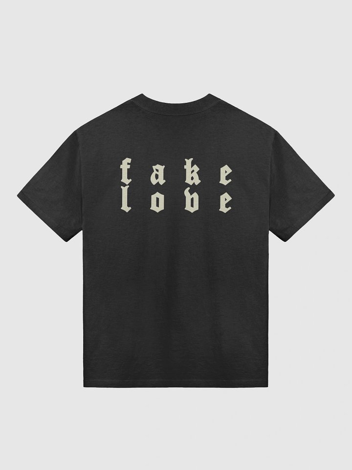 Fake Love Faded Oversized Tee product image (2)