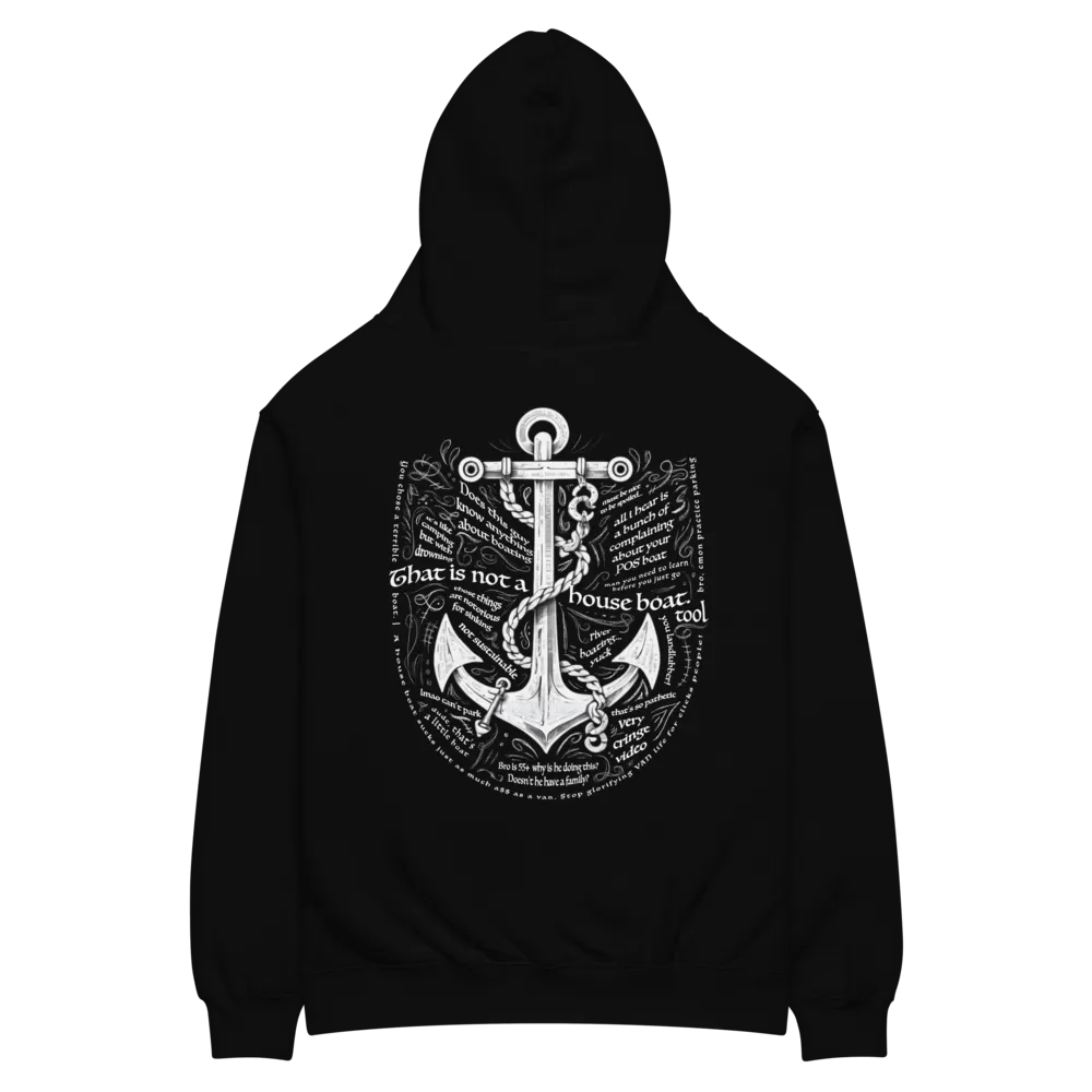 Anchored in criticism Hoodie - (Dark Colors) product image (1)