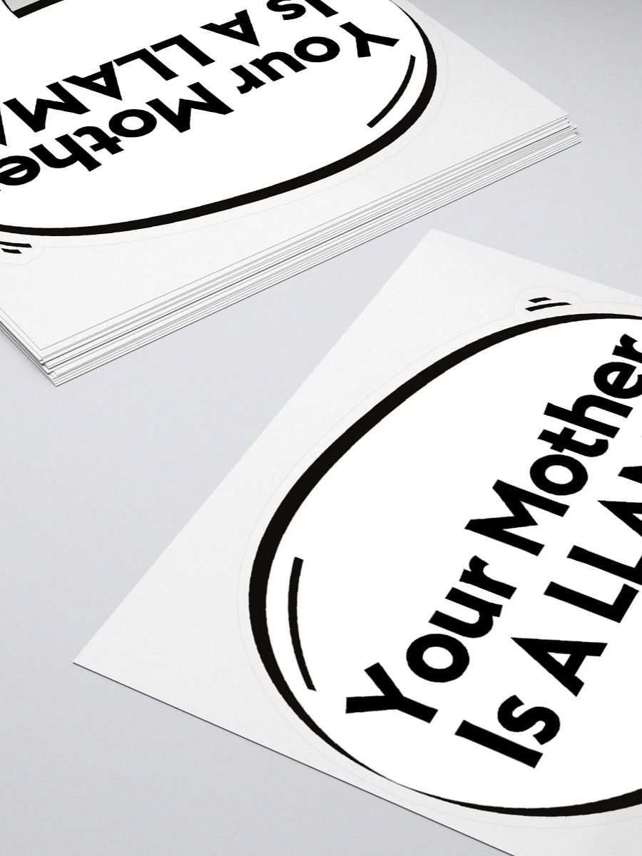 Your Mother Is A Llama Sticker product image (4)