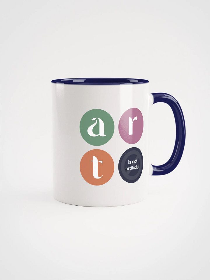 Art is not Artificial Ceramic Mug product image (2)