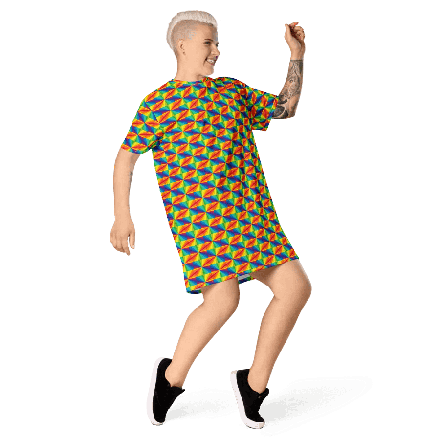 Trippy Rainbow Dress product image (4)