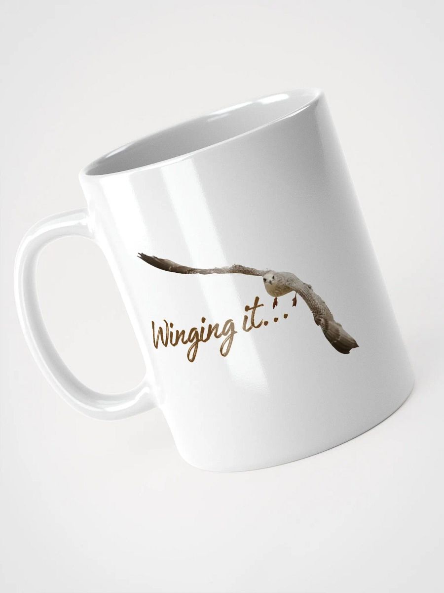 Winging it... Seagull Glossy White Mug product image (6)