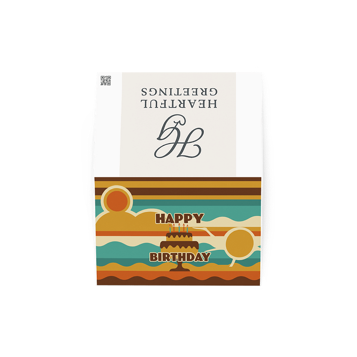 Birthday card - Blank inside product image (2)