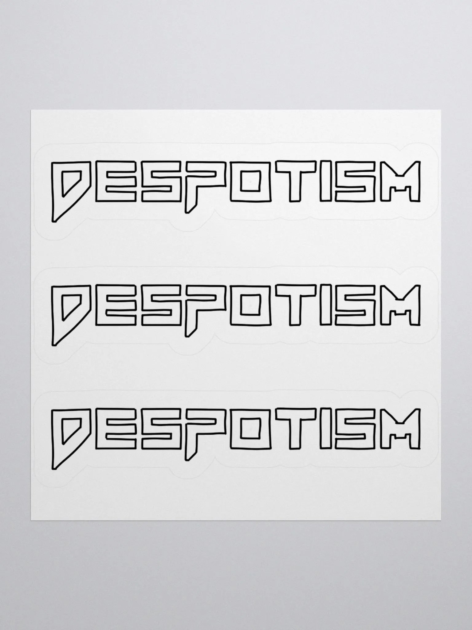 DESPOTISM Sticker Sheet product image (2)