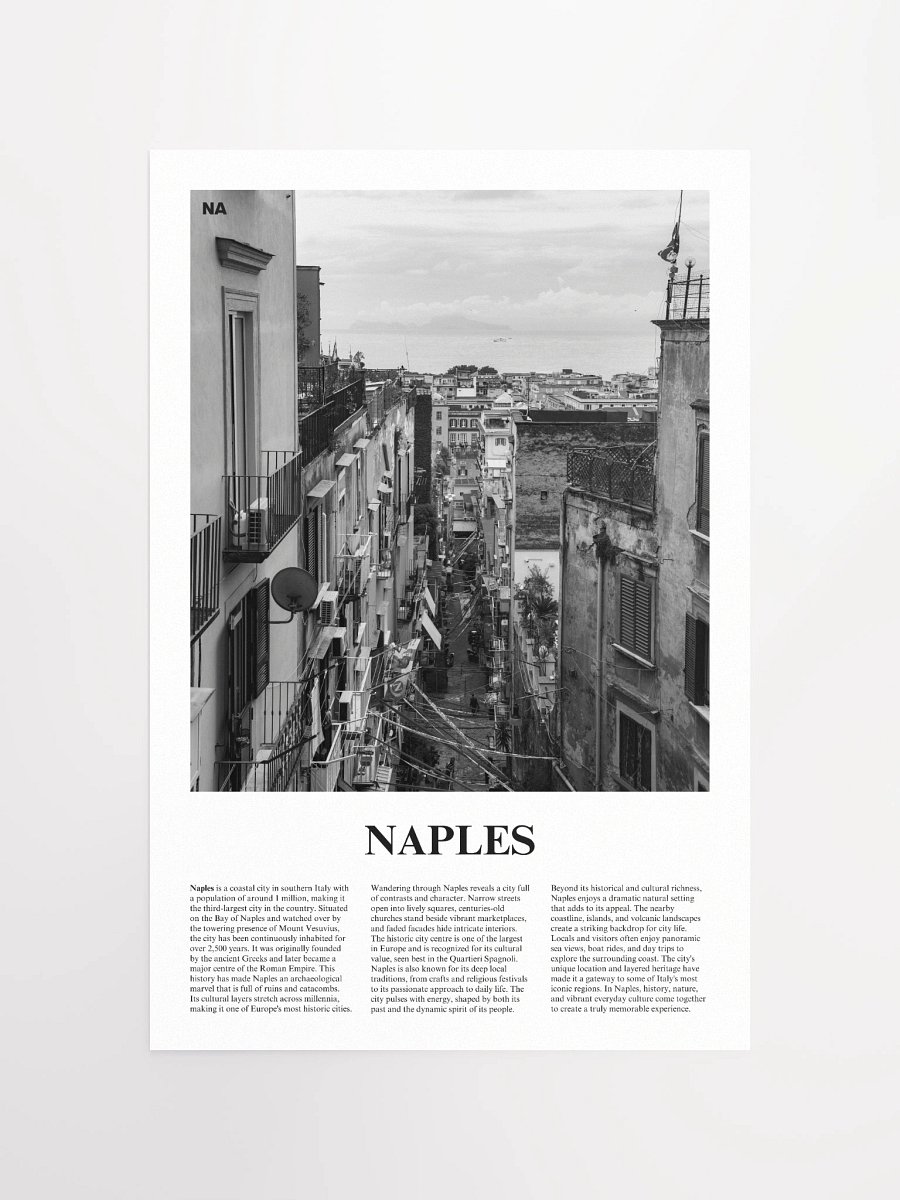 Naples 01 Newspaper Poster product image (5)