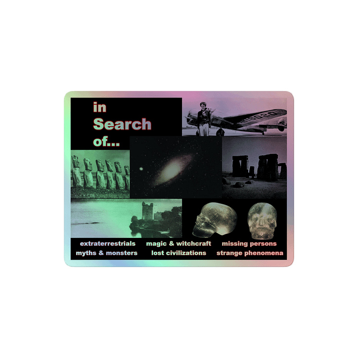 In Search of... Holographic Sticker product image (2)