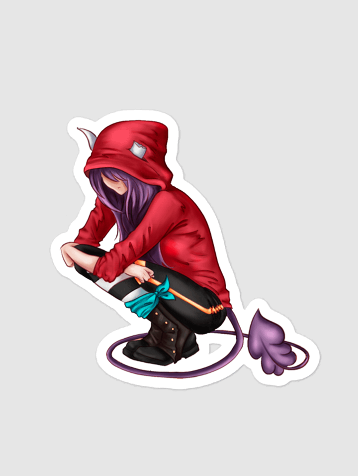 Red Hoodie Kaiko Sticker product image (1)