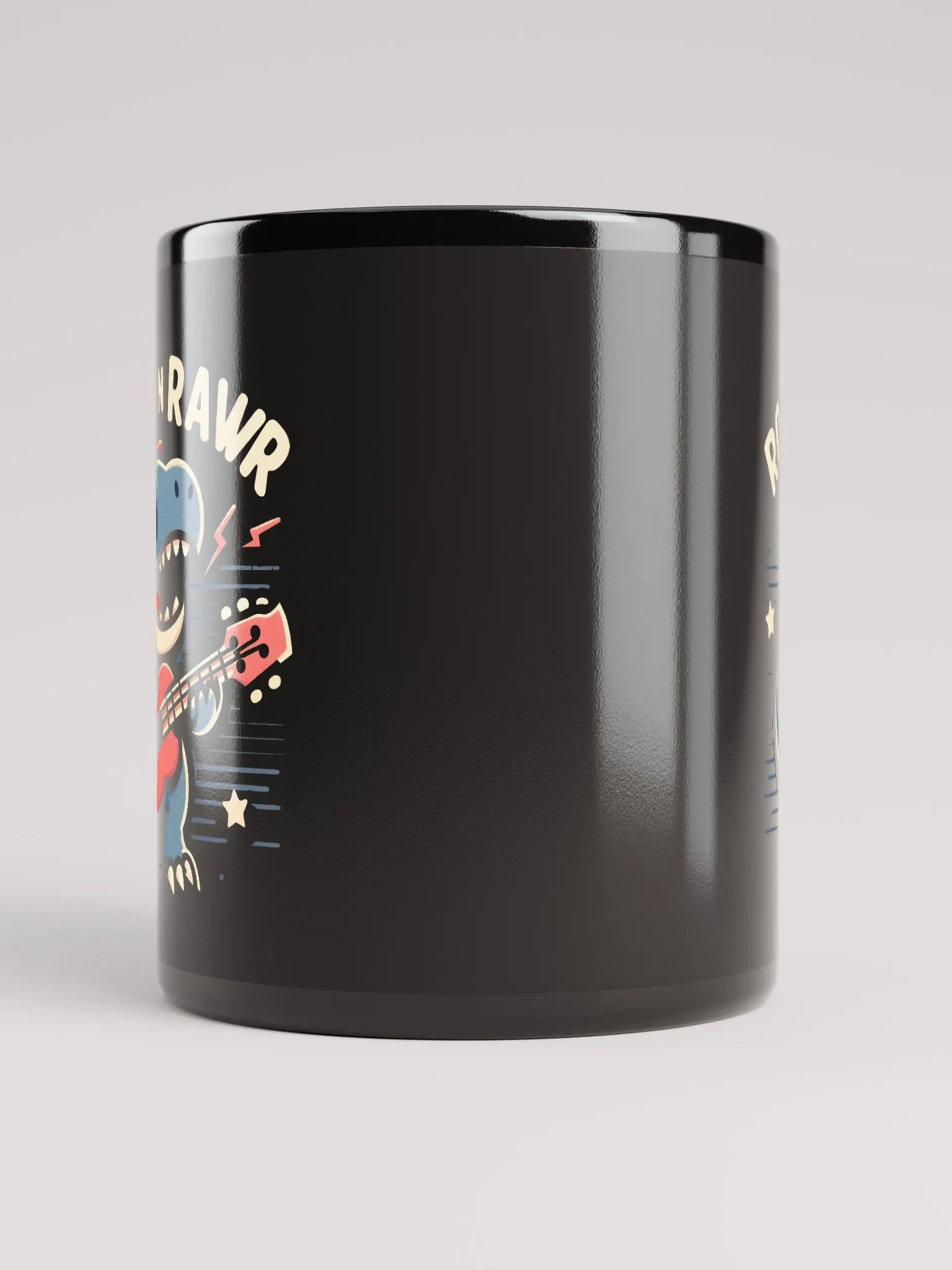 Rock n Rawr Dinosaur Singing Kawaii Mug product image (5)