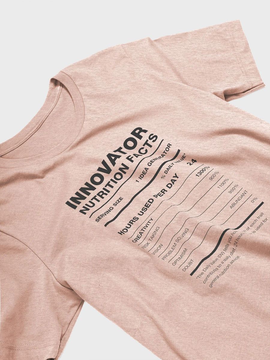 INNOVATOR Nutrition Facts Supersoft Tee product image (16)