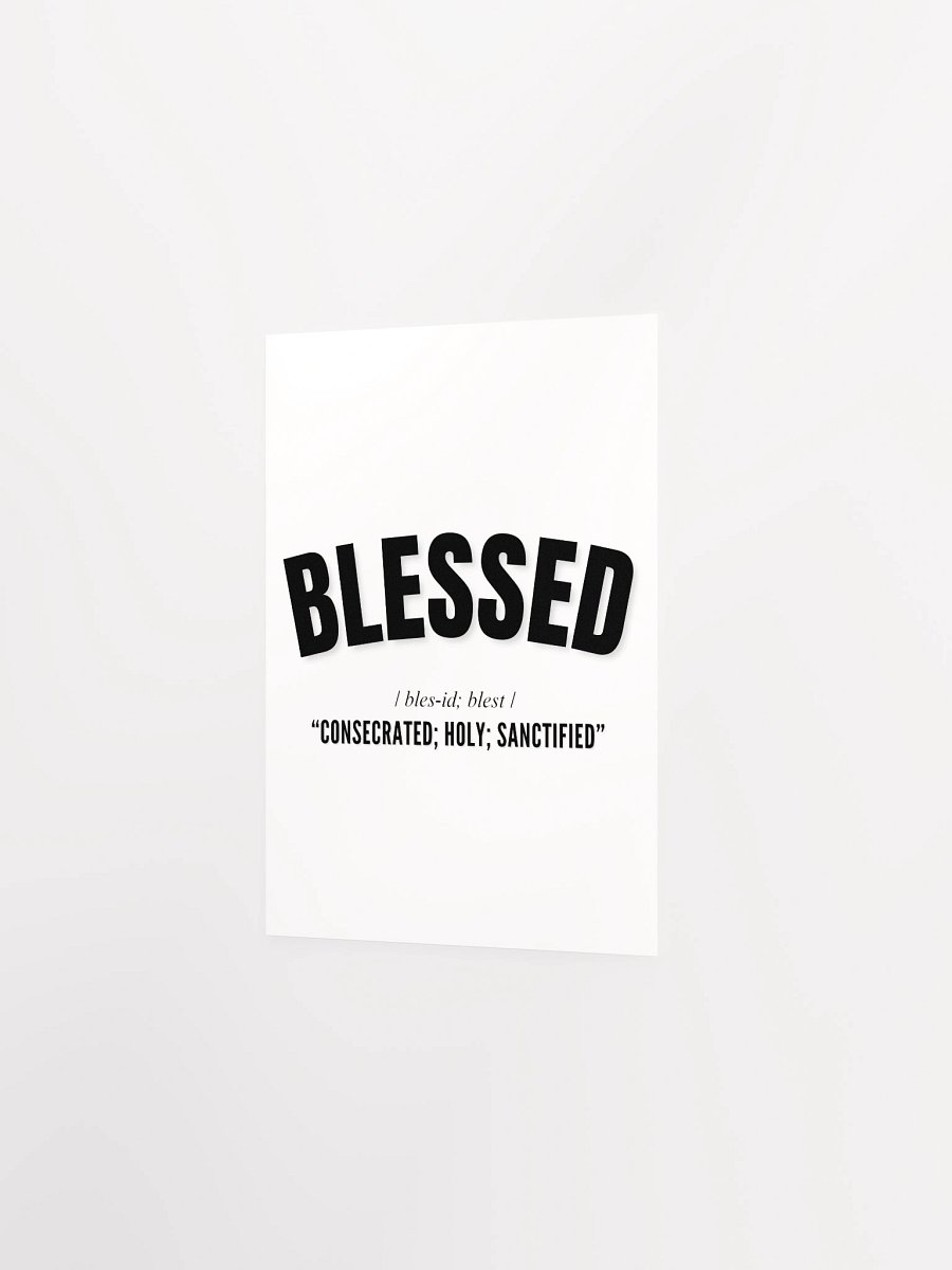 BLESSED PHONETIC POSTER product image (18)