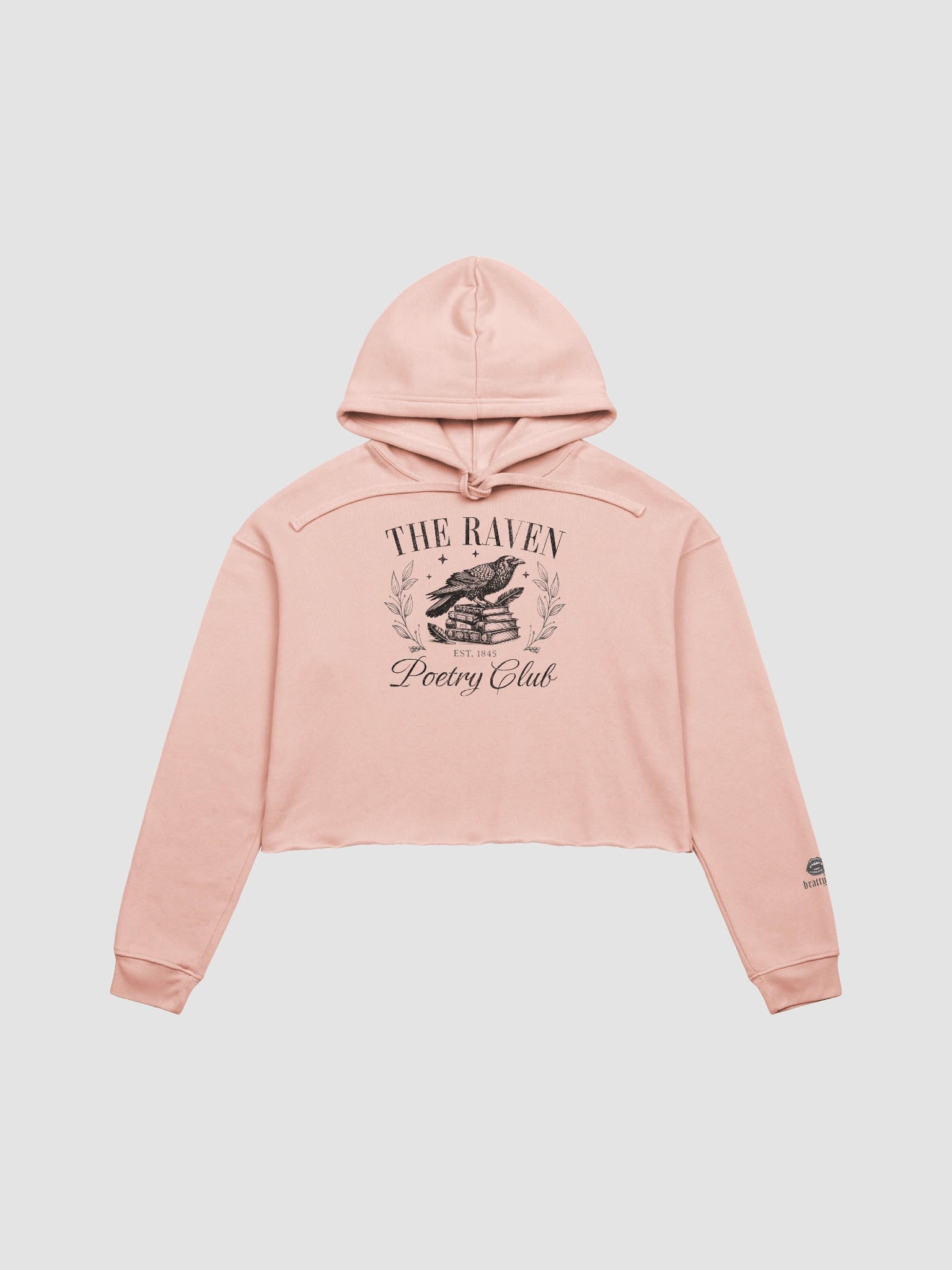 poetry club cropped hoodie product image (3)