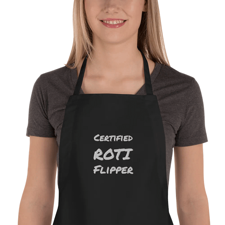 Certified Roti Flipper Embroidered Apron product image (1)