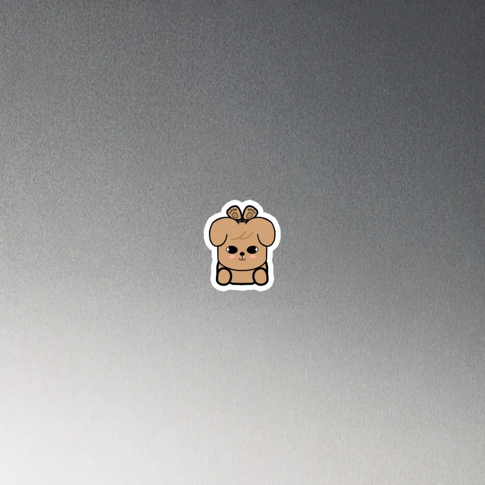Laid down PuppyM magnet product image (4)