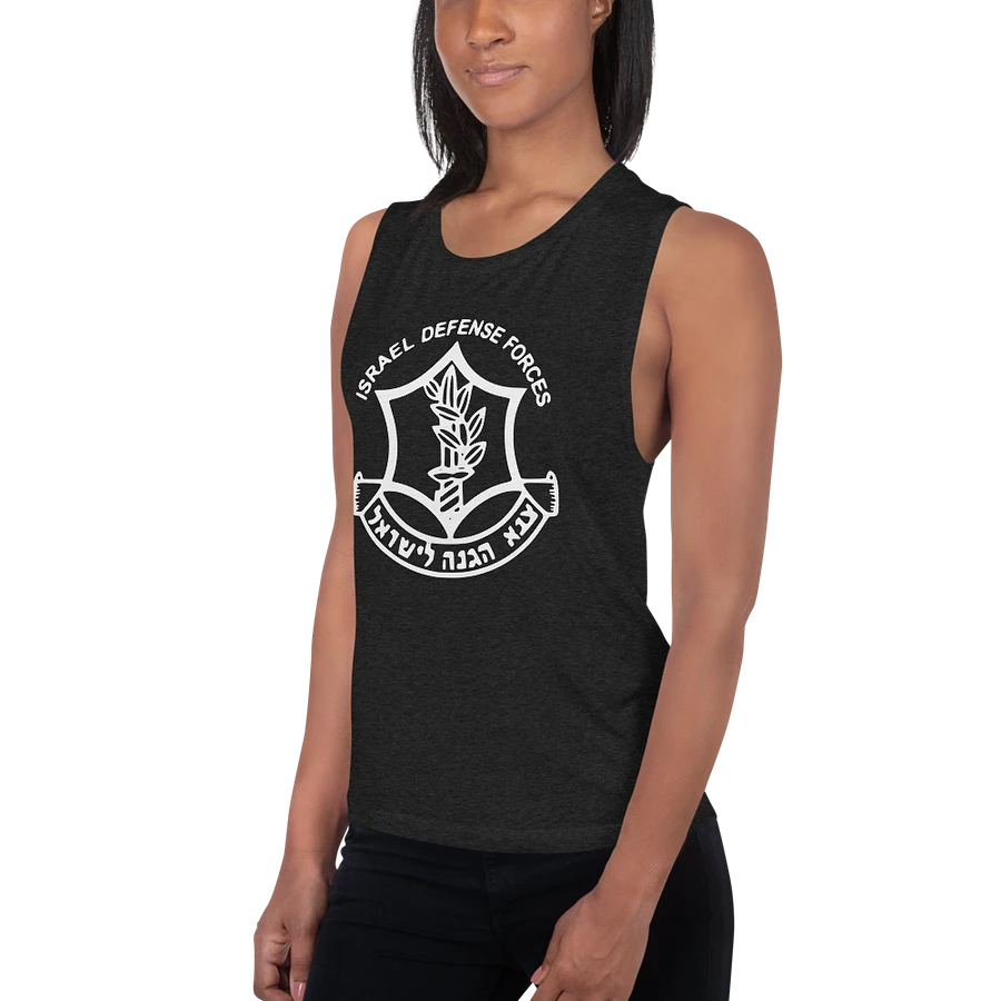 IDF Logo Muscle Tank Top (Women Fit) product image (4)