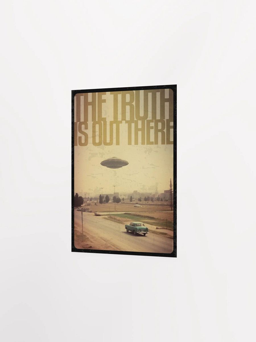 The Truth is Out There / The X-Files retro 60s poster — sci-fi poster, movie poster, space art print product image (7)
