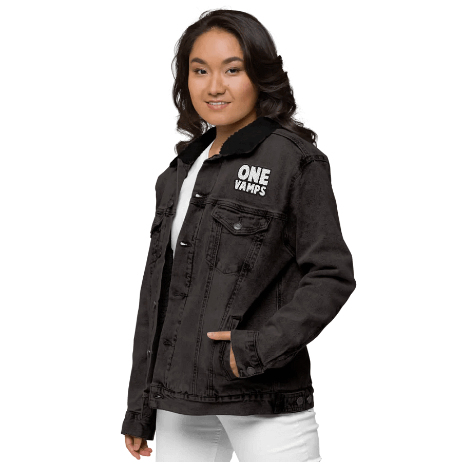 Jacket OneVamps white black letters product image (9)