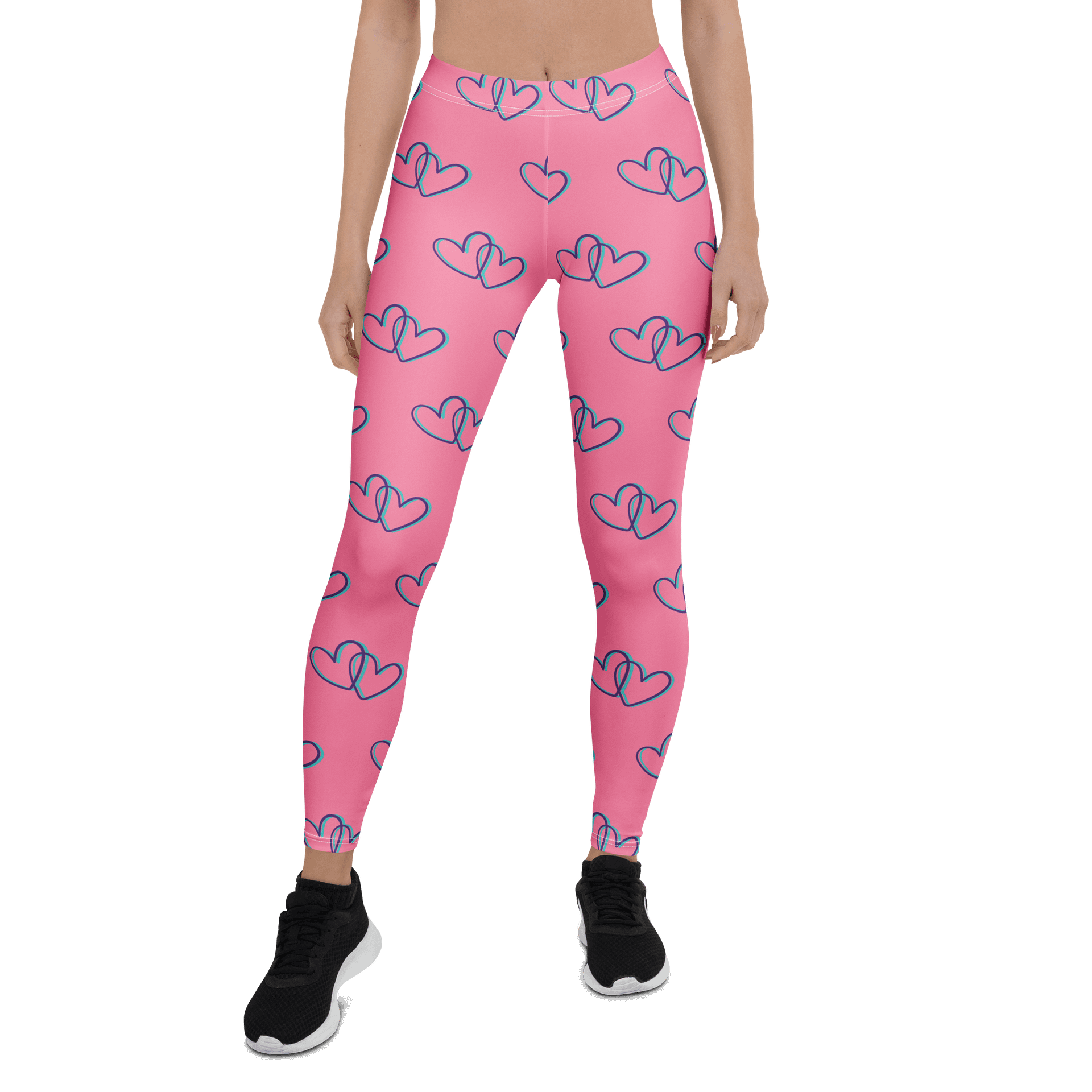 Pink Heart Leggings product image (1)