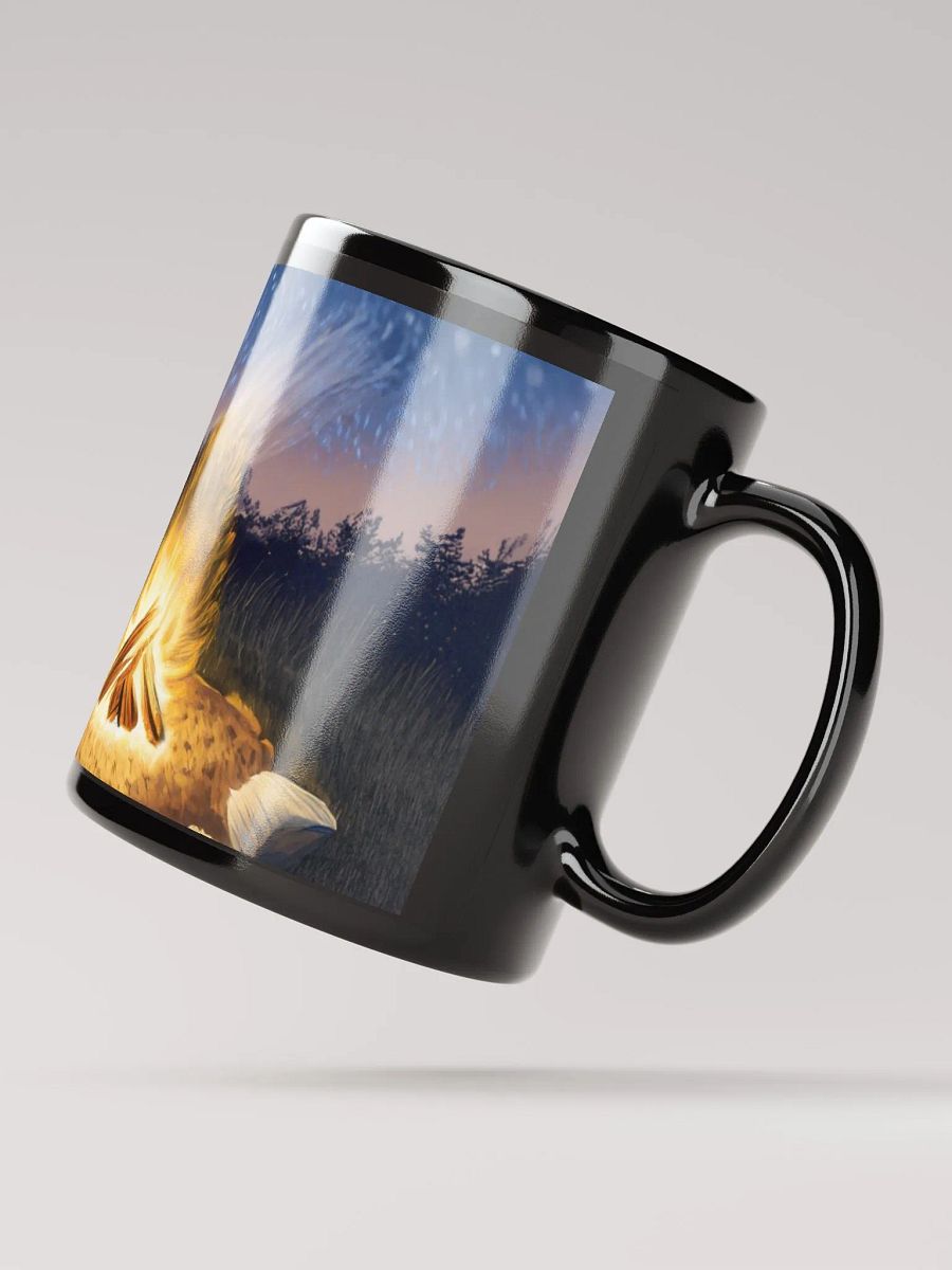 Campfire Companion: Black Glossy Mug for Dog Lovers and Outdoor Enthusiasts product image (4)